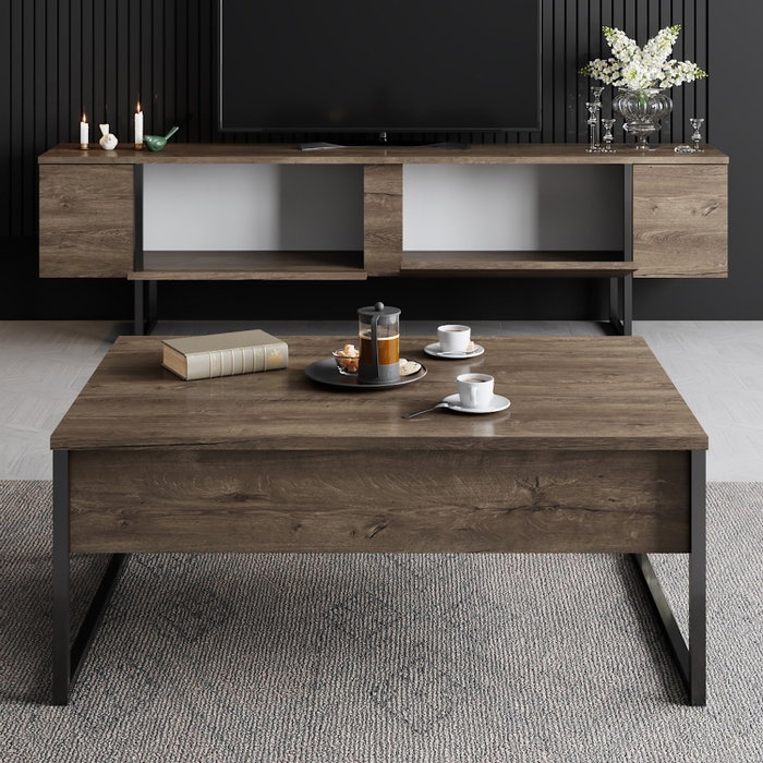 Hanah Home Luxe Set - Nogal y Negro Hanah Home Luxe Set - Nogal y Negro